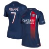 Maillot de Supporter Paris Saint-Germain 2023-24 Mbappé 7 Domicile Pour Femme